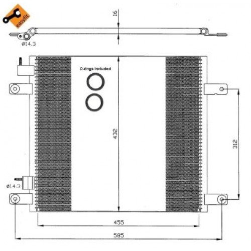 Radiator aer conditionat