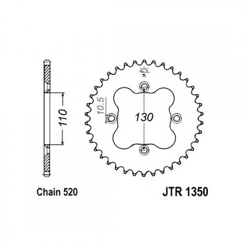 Pinion spate
