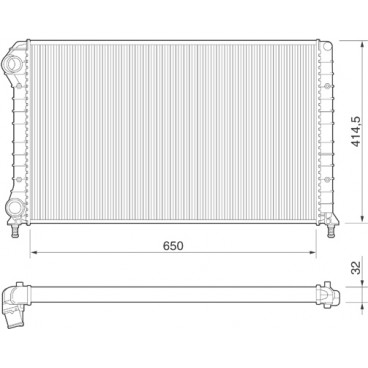 Radiator racire cu apa