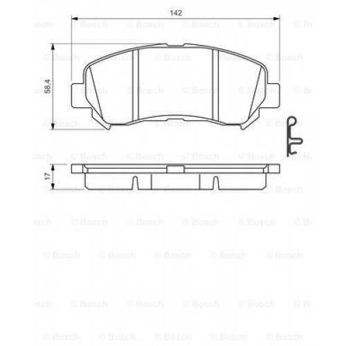 Set placute frana
