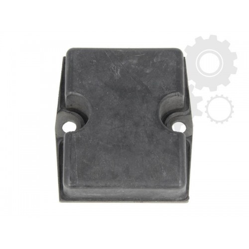 Leaf spring rubber cushion