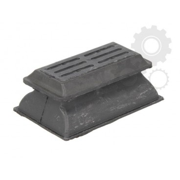Leaf spring rubber cushion