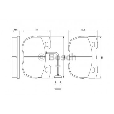 Set placute frana