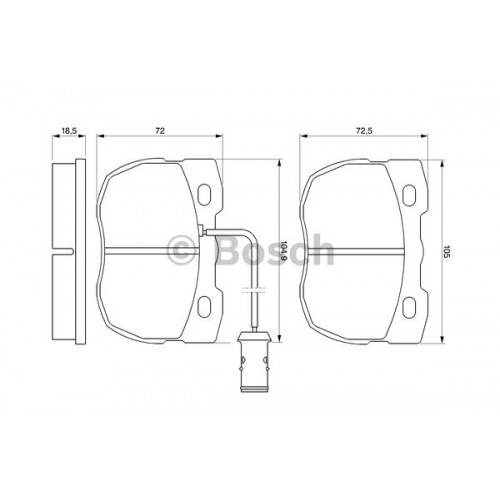 Set placute frana
