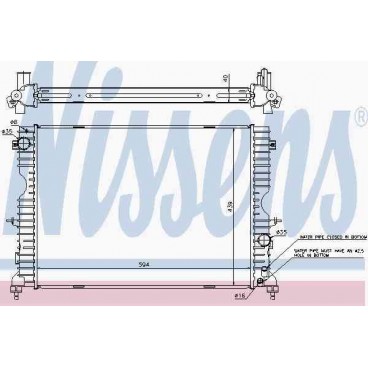 Radiator racire cu apa