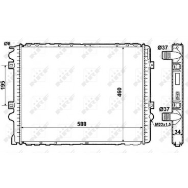 Radiator racire cu apa