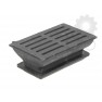 Leaf spring rubber cushion