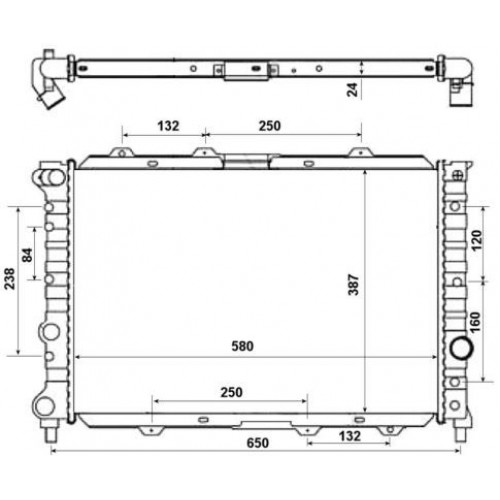 Radiator racire cu apa