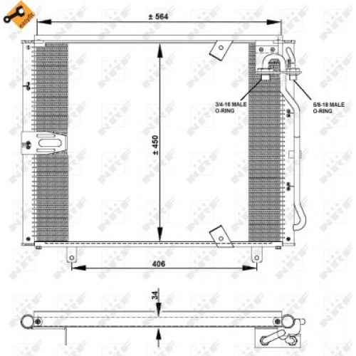 Radiator aer conditionat
