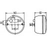 Lampa ceata spate