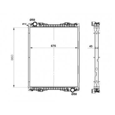 Radiator racire cu apa