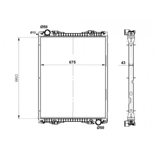 Radiator racire cu apa