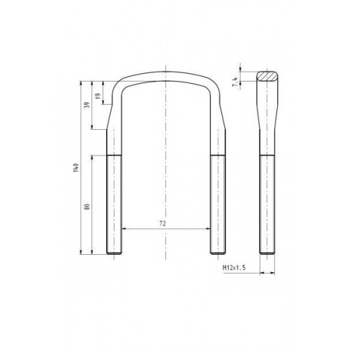 Leaf spring shackle