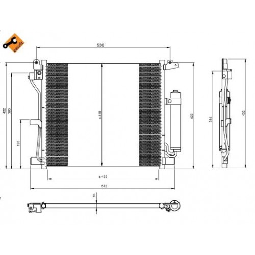 Radiator aer conditionat