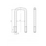 Leaf spring shackle