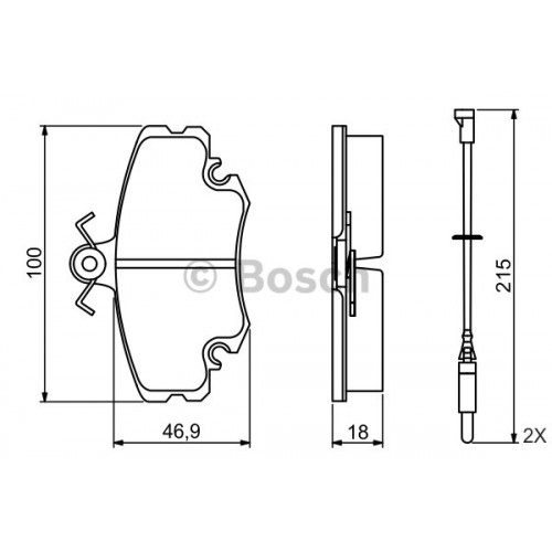 Set placute frana