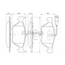 Set placute frana