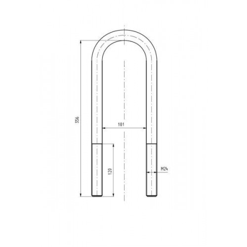 Leaf spring shackle