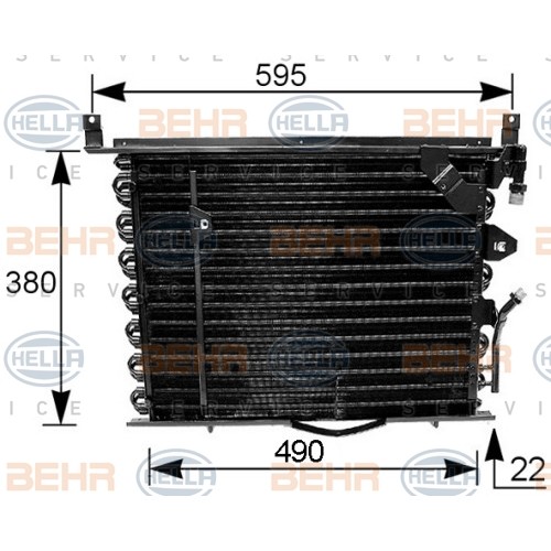 Radiator aer conditionat