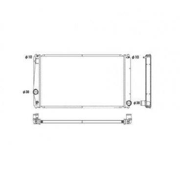 Radiator racire cu apa