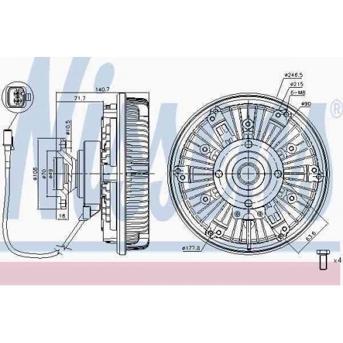 Ambreiaj ventilator