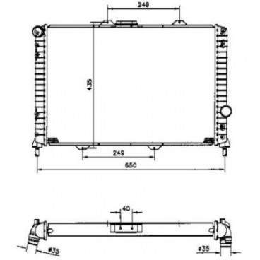 Radiator racire cu apa