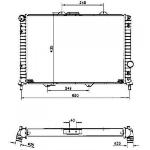 Radiator racire cu apa