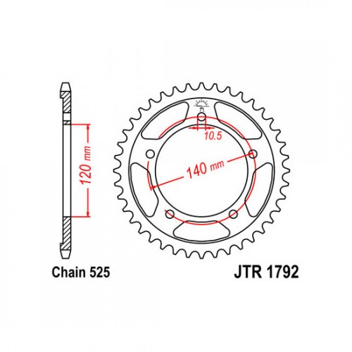 Pinion spate