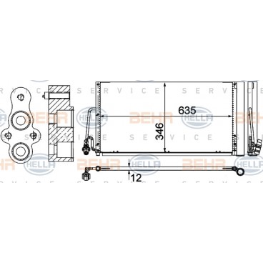 Radiator aer conditionat