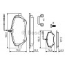 Set placute frana
