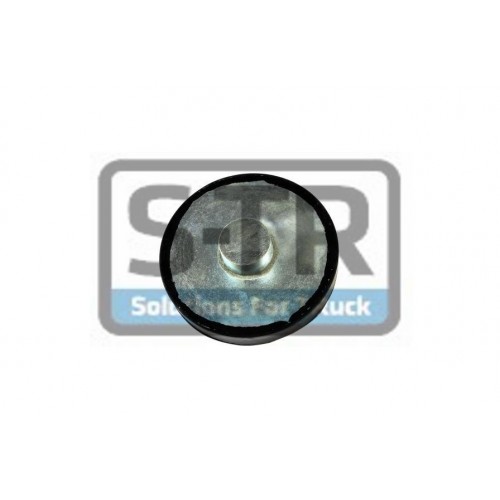 Leaf spring rubber cushion