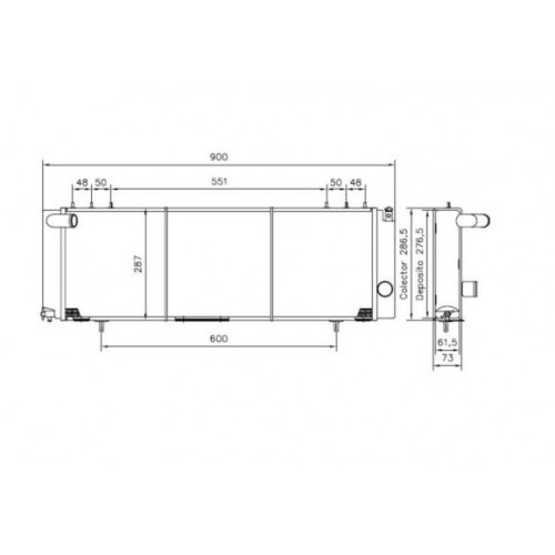 Radiator racire cu apa