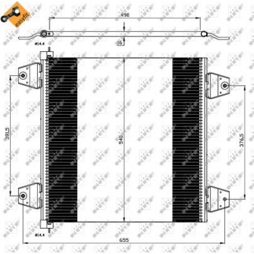 Radiator aer conditionat
