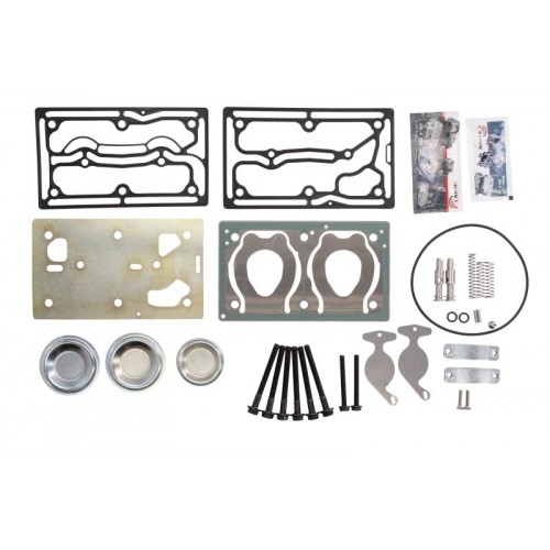 Compressor head intermediate plate