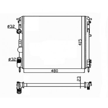 Radiator racire cu apa