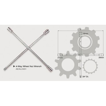 Cheie de roti in cruce