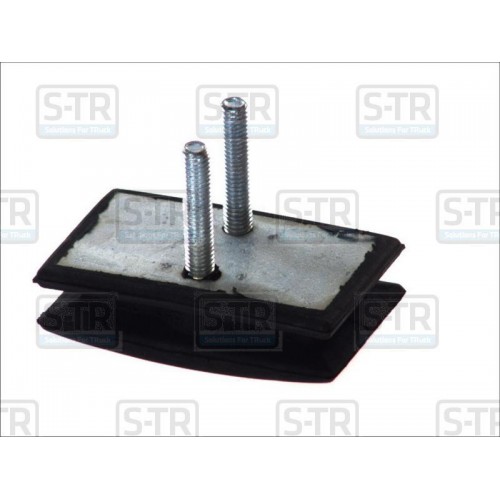 Leaf spring rubber cushion