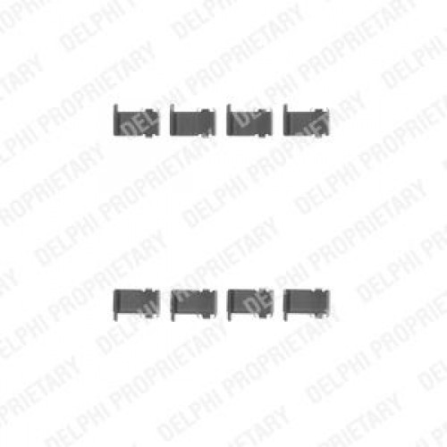 Kit de montaj placute frana