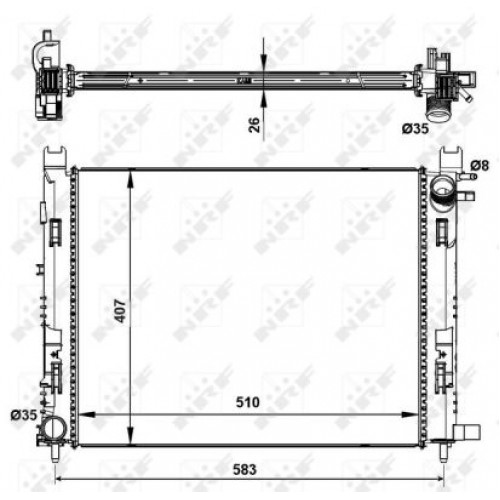 Radiator racire cu apa