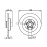 Brake disk with bearing