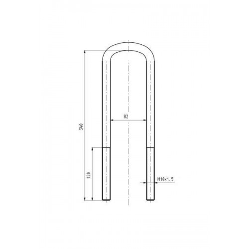 Leaf spring shackle
