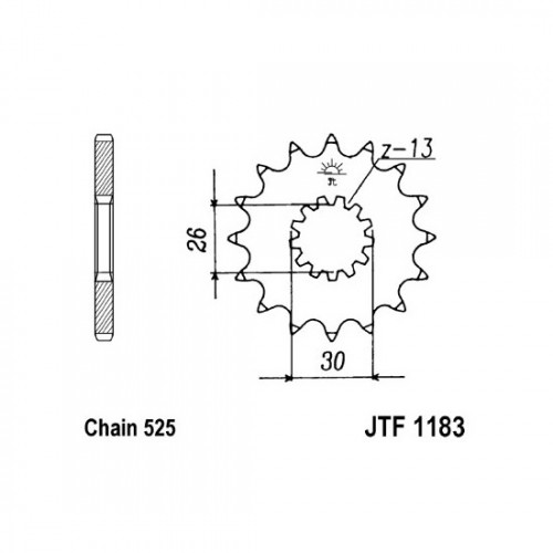 Pinion fata