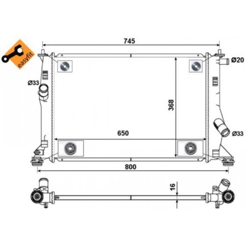 Radiator racire cu apa