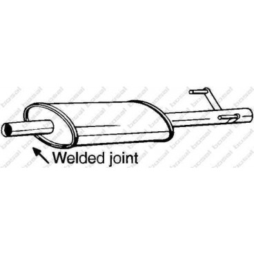 Sistem evacuare gaze/toba intermediara