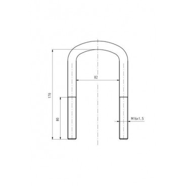 Leaf spring shackle