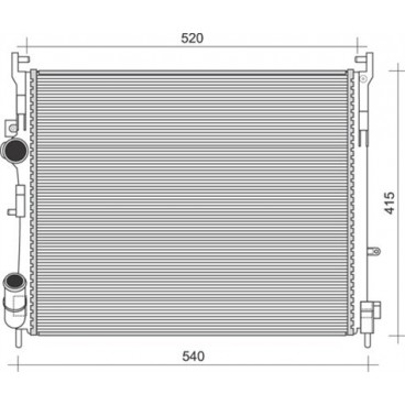 Radiator racire cu apa