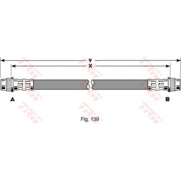 Furtun elastic frana