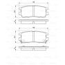 Set placute frana