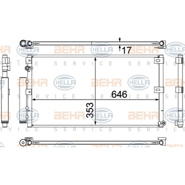 Radiator aer conditionat