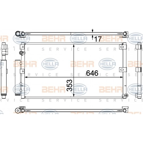 Radiator aer conditionat